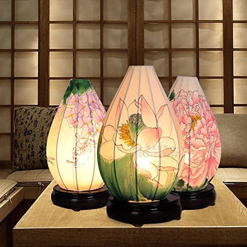 Table lamp/Desk lamp/Beside lamp,Modern Durable Classical Wooden Table Lamp Retro Garden Creative Living Room Bedroom Solid Wood Bed Wooden Decorative Table Lamp