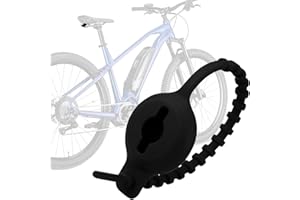 UGBO Airtag uchwyt rowerowy na rower, wodoszczelny, ukryty uchwyt na siodełko rowerowe, uchwyt Air Tag Bike Mount do Apple Airtag, tracker GPS, ochrona przed kradzieżą (czarny)