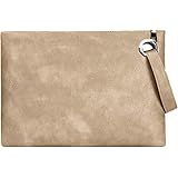 Carteras de Mano Fiesta para Mujer Elegante Suave Bolsos de Mano de PU con Asa Cremallera, Grande Clutch Moda Monederos de Boda Noche Bolsa del Teléfono, Negro : Amazon.es: Moda