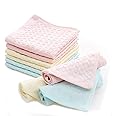 Fashiol Women's Handkerchief Cotton Face Towels (Multicolor, 10.5 x 10.5 Inch) - 6 Pieces