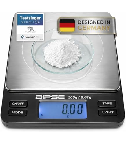 G&G KF-B - Bilancia da cucina, 6 kg - 3 kg/0,1 g, spegnimento automatico, con alimentatore di rete e batterie (3 kg/0,1 g (KF3000B