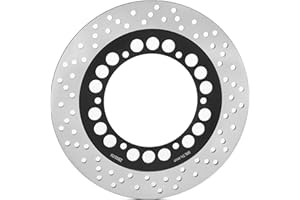 T | TARAZON TARAZON 282mm Disque de frein Arrière pour Yamaha XVS 1100 V-Star Classic Custom Silverado Dragstar FJR1300 XV 1700 Road Star Warrior XV 1100 Virago FJ 1100 1200 VMX 1200 V-Max