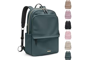 ‎GOLF SUPAGS GOLF SUPAGS Laptop Rucksack für Damen Casual Daypack für Arbeit Reisen College Schulrucksack Handtasche für 14 Zoll Laptop (Dunkelgrün)
