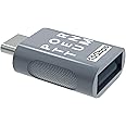 PORTENTUM Adattatore USB C USB A 3.0 (3.1) OTG Velocità 10Gb Corpo Premium in Zinc con Alta Resistenza al Calore - Adattatore