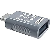 PORTENTUM Adattatore USB C USB A 3.0 (3.1) OTG Velocità 10Gb Corpo Premium in Zinc con Alta Resistenza al Calore - Adattatore