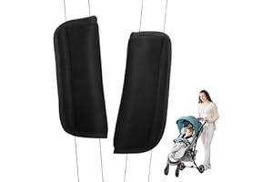 ASIRYVA 2 PCS Baby Stroller Car Seat Strap Covers | Universal Seat Belt Pads for Kids | Comfortable Shoulder Support for Newborns Infants and Kids