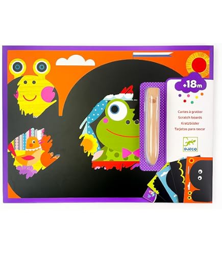 Djeco - Gioco Creativo Con Adesivi 'Mi Piacciono Gli Animali' - Attività Educativa Per Bambini 3+
