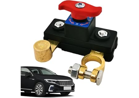 Strömbrytare för bilbatteri, 12V-24V ren koppar frånkopplare med hög ledningsförmåga, smart batteria - Amazon Deal & Rabatt