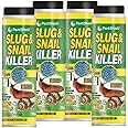 Slug Killer Pellets | Slug and Snail Repellents | Indoor and Outdoor Slug and Snail Killer | Slug and Snail Control Pellets 300 gram | Pack of (4)