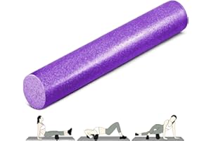 ‎YES4ALL Yes4All Hochdichter EPP Runder Rücken-Foam Roller, Trainingsrolle für Yoga, Pilates & Dehnen – 30, 45, 60, 90 cm