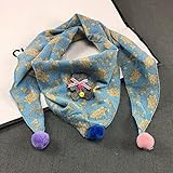 OME&QIUMEI Kinder, Jungen Und Mädchen Schal Schal Dreieck Schal Herbst Und Winter Baby G 2-8 Jahre Alt