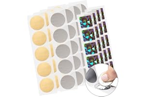 540 Stk Etiketten Abkratzen Aufkleber, CNYMANY 2,5cm Kreisförmiger Platz Rubbelsticker Etiketten Selbstklebend Schälen und kleben DIY für Sammelalbum Spiele Party Geschenk Postkarte Förderung