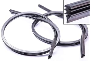 CARALL 2 Pezzi Gommini Refill Flat, 28'' 700mm, Ricambio Univesale Per Spazzole Tergicristallo, Compatibile Con Bosch Aerotwin Tergicristallo