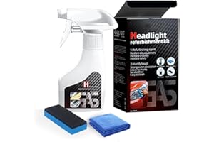 COYCRITER Headlight Restoration Spray, 2025 New Ceramic Headlight Restoration Kit, Automotive Headlamp Restoration Fluid Kit, Multifunctional Car Headlight Polishing for All Vehicle Types