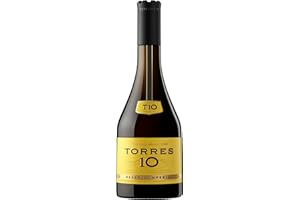 ‎TORRES BRANDY TORRES BRANDY 10 RESERVA IMPERIAL (1x 0,7l) – aus der spanischen Weinbauregion Penedès – im Solera-Verfahren gereift – 70cl mit 38% vol.
