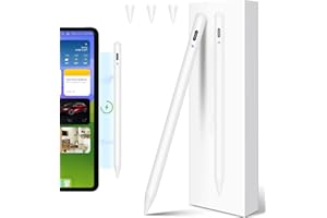 BONZATA Magnetischer Kabelloser Apple Pencil 2. Generation, iPad Stift mit Palm Rejection & Neigungssensitivität Apple Pen für iPad Pro 11''/12,9'', iPad 10/9/8/7/6, iPad Mini 6/5, iPad Air 5/4/3 Giftware