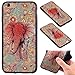 Produktbild Ooboom® iPhone 6S/6 Hülle TPU Silikon Prägen Weich Handy Tasche Case Cover Flexibel Bumper Ultra Dünn Slim für iPhone 6S/6 - Elefant
