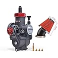 NIBBI Replacement Orginal High Performance Speed Modified Carburetor PE30mm 48mm Air Filter Fit Motorcycle Scooter Atv Dirt bike 180CC-300CC Honda Yamaha Suzuki Kawasaki CG GY6 Engine