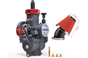 NIBBI Replacement Orginal High Performance Speed Modified Carburetor PE30mm 48mm Air Filter Fit Motorcycle Scooter Atv Dirt bike 180CC-300CC Honda Yamaha Suzuki Kawasaki CG GY6 Engine