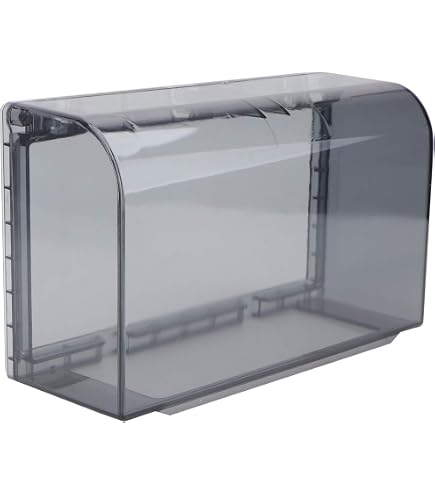 PARFCO Lot De 4 Cache Prises Muraux Étanches Transparents – Protection Anti-Eau, Anti-Poussière Pour Cuisine, Salle De Bain, Balcon