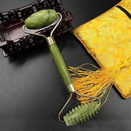 ROSENICE Gesicht Massage Roller Jade Roller Körper Akupunktur Massage 2 Jade Roller Werkzeugkopf Design - 4