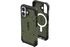 Urban Armor Gear Pathfinder MS Case compatibile con Apple iPhone 17 Custodia (Ricarica wireless/carica magnetica, Protezione dalle cadute secondo gli standard militari) oliva