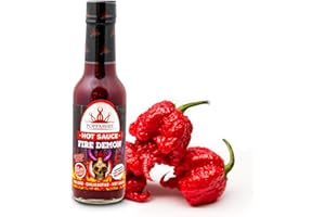 ‎POPPAMIES Poppamies Fire Demon Chili Sauce - Glutenfrei, Laktosefrei, Vegan - Schärfe: 11/10 150ml