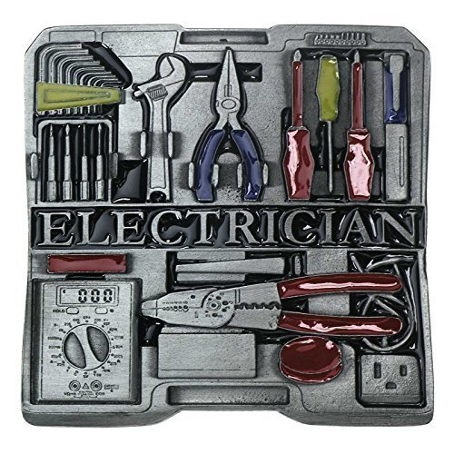 Preisvergleich Produktbild Buckle ELECTRICIAN Tool Box, Elektriker Werkzeugkasten, Gürtelschnalle