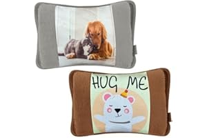 NARCISO 2 Borsa Acqua Calda Elettrica (Disegni Scelti tra le Rimanenze del Magazzino) Scaldino Elettrico da Letto Scaldaletto Portatile, Boule Acqua Calda Elettrica, Sicura (2Pz Disegni Casuali)