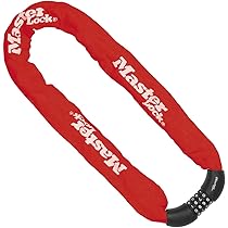 Lucchetto Per Bici Con Catena 90 Cm - Master Lock Antifurto Per Bici Elettriche, MTB E Strada - Foto 9