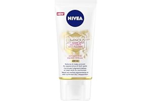 ‎NIVEA NIVEA Luminous 630 Anti Dark Spot Advanced Handcreme, 50 ml, Hautcreme angereichert mit Hyaluronsäure, pflegende Handcreme für leuchtende Haut