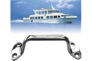GOFORJUMP 316 Stainless Steel 15cm Marine Boat Large Cleat Door Grab Handle Handrail Pull Replacement