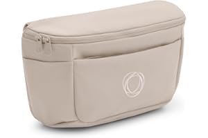 Bugaboo Organizer Multitasche Passeggino, Compatto e con Tasche Facili da Raggiungere, Accessorio Indispensabile per gli Oggetti Essenziali del Tuo Bambino, in Desert Taupe