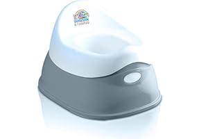 Pot bébé en 2 pièces - Pots d'environ 18 Mois à Environ 3 Ans, Fonction antidérapante (Modèle de 2019) (Gris - Modèle de 2019)