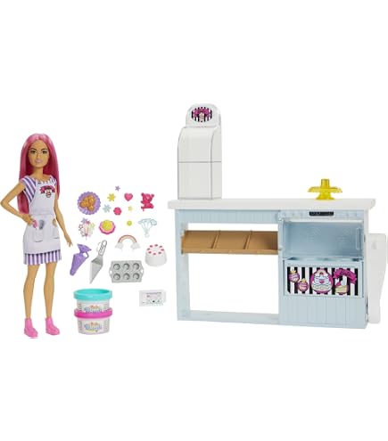 Playset Barbie Cuisine à Modeler - Accessoire poupée - Achat & prix