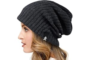 VECRY Donne Slouchy Berretti Maglia Berretto Costine Baggy Zucchetto Estivo Invernale Cappello