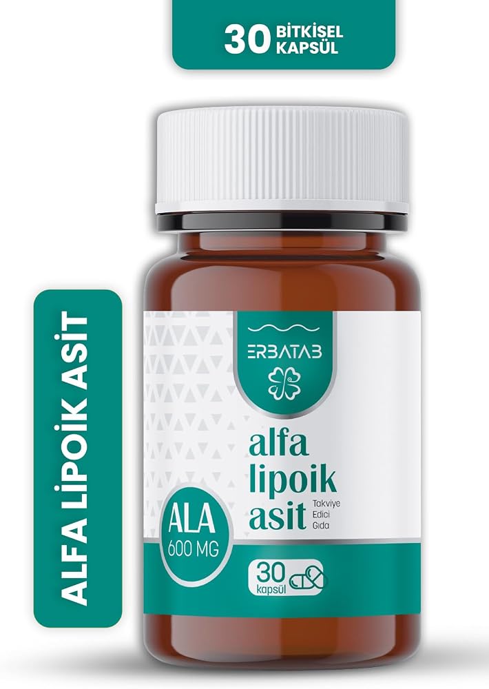 Erbatab Alfa Lipoik Asit 600 mg 30 Kapsül