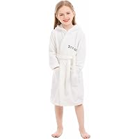 XINNE Accappatoio Per Bambine Con Cappuccio, Unisex, Pigiama - 8