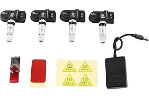 BIGKING Reifendruckkontrolle, Auto-Reifendruckkontrollsystem USB TPMS mit internem Sensor für Android-Navigation