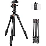 Victiv Camera Tripod 63-73" For Canon Nikon, Lightweight DSLR Camera Stand With Detachable 3-way Swivel Pan Head Max Load 14lb/6.35kg, Aluminum Tripod With Holder And Carry Bag