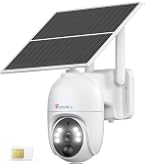 Ctronics 4G Telecamera Esterno Con SIM – 2K 3MP PTZ, Visione Notturna Colori 30m, 4 Preset E Aree Rilevamento, Controllo Da PC/APP, Montaggio Parete/Soffitto, Impermeabile IP66