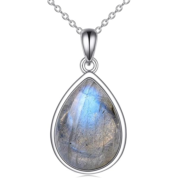 KristLand - Gioielli Moonlight Elegante Collana in 925 Argento per Donna con Pendente Albero della Vita con Opale Creato,placcati in Oro Bianco per Fidanzata/Moglie/Ragazza/Mamma/Festa/Natale
