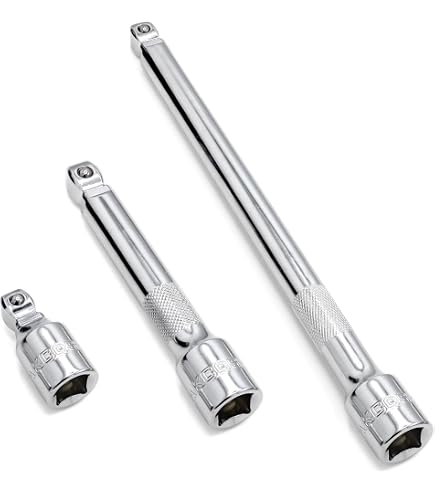 Mr.wintek 9-teiliges Kippverlängerungs-Set – 1/4", 3/8", 1/2" Antrieb, 50–250mm, Cr-V Stahl