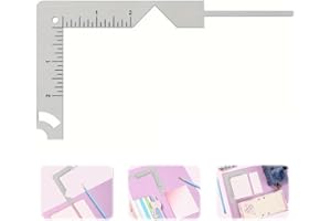 HAFRILY Bucheinband-Anleitung, 5-in-1 Buch Binden Selber Binder Werkzeuge, Für Stellt Spanplatten Buchumschläge und HerBuch und Fotoalben für Note Buchbinden-Werkzeug Aus Edelstahl