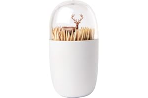 Deer Meadow Toothpick Holder by Qualy Design. Brown Color. Unique Home Design Decoration. Unusual Gift. by Qualy