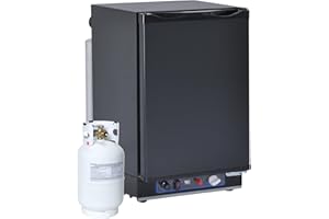 SMETA Gas Kühlschrank,Camping Kühlschrank 12V 230V Gas,Kühlschrank 12v,Gas Kühlschrank Camping, Kühlschrank Gas 40L, Umkehrbare Tür für Garten, Wohnmobil Wohnwagen