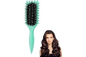 SHPUJUN Brush,Curly Hair Brush,Lockenbürste,Define Styling,Defining Stylingbürste,Bürste Curls Detangling,Boar Bristle Curling Bounc Comb,für Women Definieren Formen und Entwirren Locken Mühelos