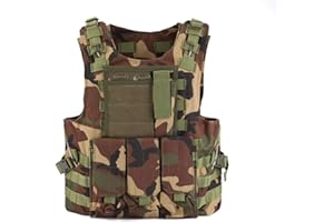 Bon amixyl Gilet Tactique,Militaire Armée Gilet,Molle Airsoft Gilet Pour Police,Chasse À L'extérieur CS Jeu.