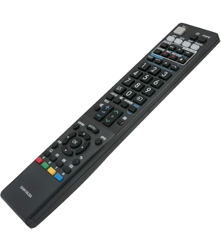 VINABTY GA586WJSA Telecomando di ricambio per Sharp LCD AQUOS TV LC-32D65E LC-32DH66E LC-32DH77E LC-32DH77S LC-32G20E LC-37D653E LC-37G20E LC-37X20E LC -37XL8E LC-40DH77E LC-40LE600E LC-52DH66E