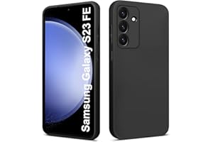 Elekpia Ultra Dünn Hülle Kompatibel mit Samsung Galaxy S23 FE, Kratzfest Stoßfest rutschfest Handyhülle, Anti-Fingerabdruck Fallschutz Schutzhülle, TPU Silikon Case, Kantenschutz Cover (Schwarz)